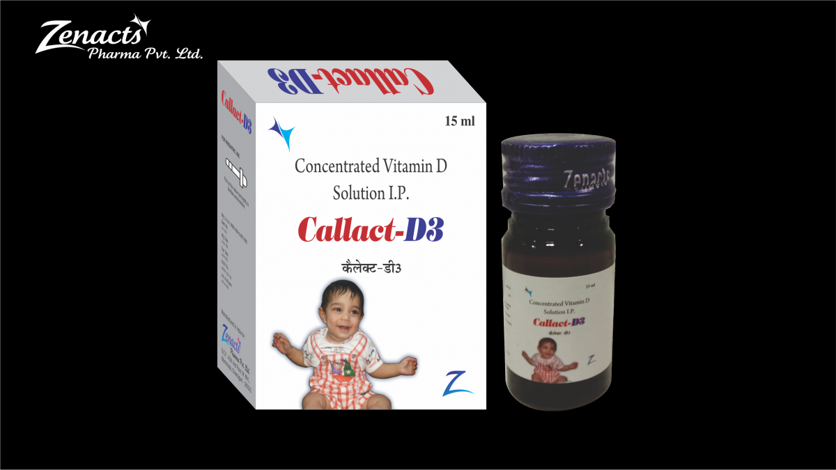 Callact-D3-Drop Paediatric Syrups & Drops  